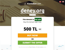 Tablet Screenshot of deney.org